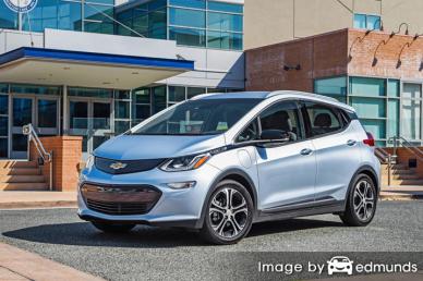 Insurance rates Chevy Bolt in Columbus
