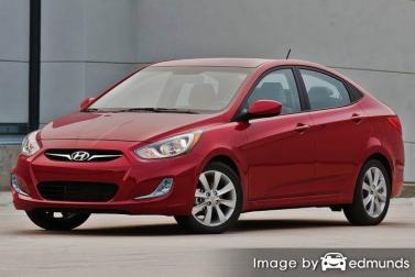 Insurance rates Hyundai Accent in Columbus