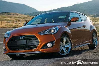 Insurance rates Hyundai Veloster in Columbus