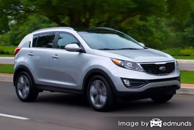 Insurance rates Kia Sportage in Columbus