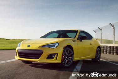 Insurance rates Subaru BRZ in Columbus