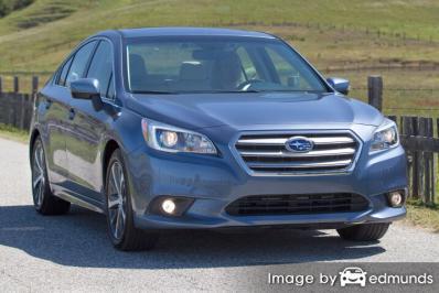 Insurance rates Subaru Legacy in Columbus