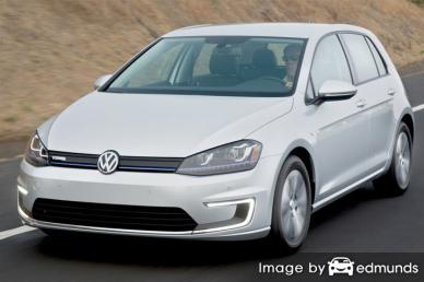 Insurance rates Volkswagen e-Golf in Columbus